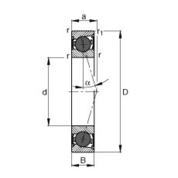 angular contact ball bearing installation HCB71903-C-2RSD-T-P4S FAG