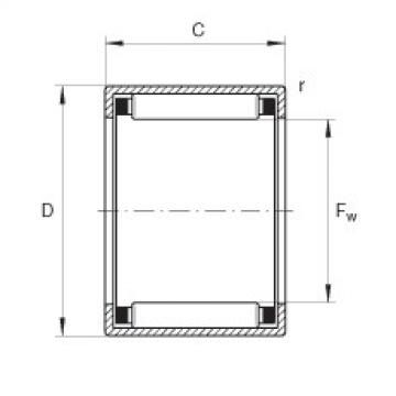 needle roller thrust bearing catalog HK0205-TV INA