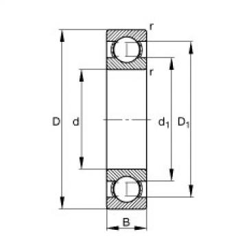 Bearing Original Brand S6002  FAG   