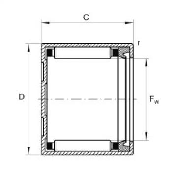 needle roller thrust bearing catalog BCE129-P INA