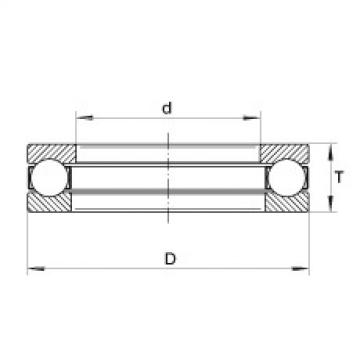 thrust ball bearing applications 10XS18 INA