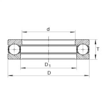 thrust ball bearing applications 2900 INA