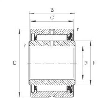 needle roller bearing sleeve NA4902-RSR INA