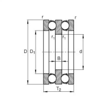 thrust ball bearing applications 52211 FAG