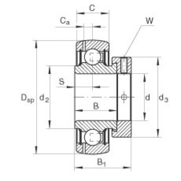 Bearing Original Brand GRAE20-NPP-B-FA125.5  INA   