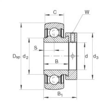 Bearing Original Brand RAE40-NPP-B  INA   