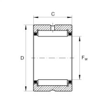 needle roller bearing sleeve NCS2012 INA