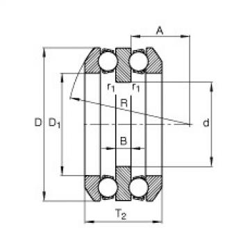 thrust ball bearing applications 54209 FAG