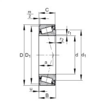 tapered roller bearing axial load JK0S070-A FAG