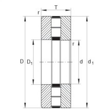 thrust ball images bearings 89414-TV INA