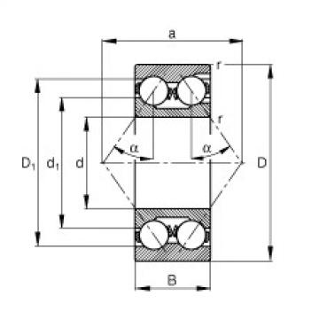 angular contact thrust bearings 3222-M FAG