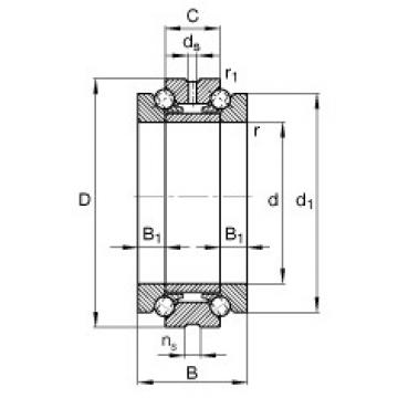 thrust ball bearing applications 234411-M-SP FAG