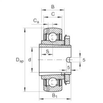 Bearing Original Brand GSH30-2RSR-B  INA   