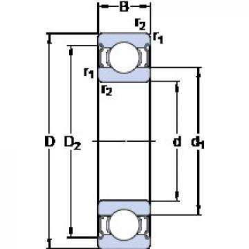 Bearing Original Brand W  6004-2Z  SKF  