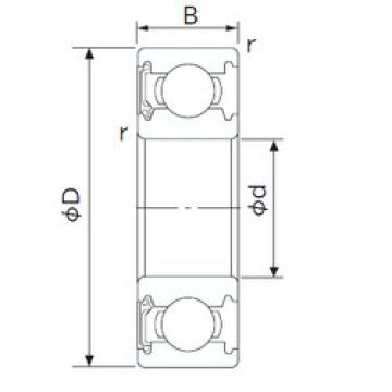 Bearing Original Brand R14-RS  CYSD   