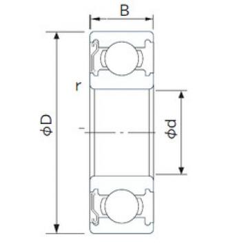 Bearing Original Brand R12-Z  CYSD   