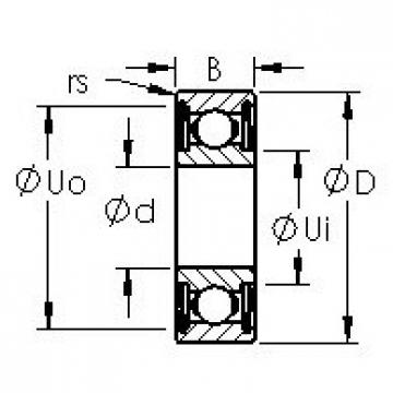 Bearing Original Brand R16ZZ  AST   