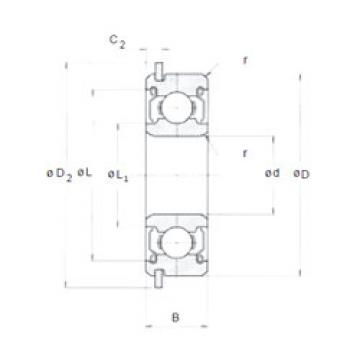 Bearing Original Brand RNR-1760X2ZZ  NMB   