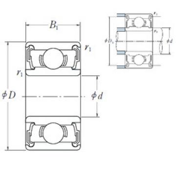 Bearing Original Brand MR126-2RS  ISO   