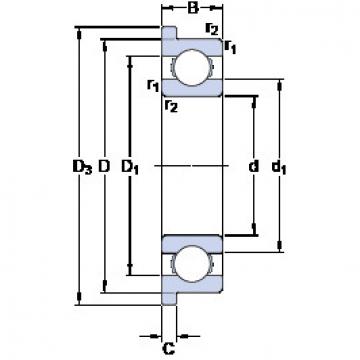 Bearing Original Brand W  61703  R  SKF 