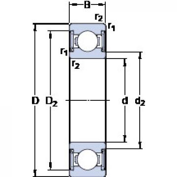 Bearing Original Brand W  6002-2RS1  SKF  