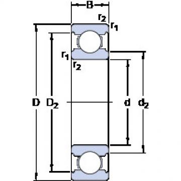 Bearing Original Brand W  61909  SKF  