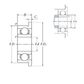 Bearing Original Brand MF95  NSK   