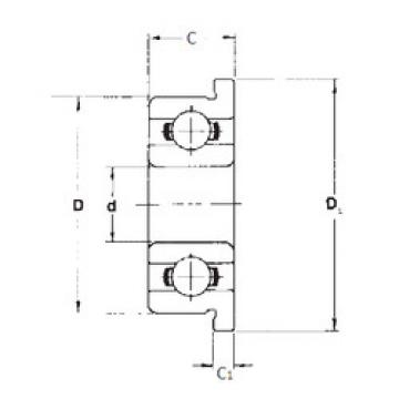 Bearing Original Brand MF117  FBJ   