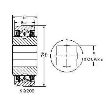 Bearing Original Brand SQ208-100  AST   