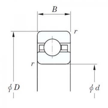 Bearing Original Brand KBC025  KOYO   