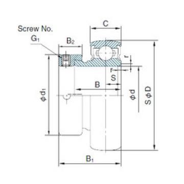 Bearing Original Brand KH201AE  NACHI   