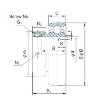 Bearing Original Brand U001+ER  NACHI   