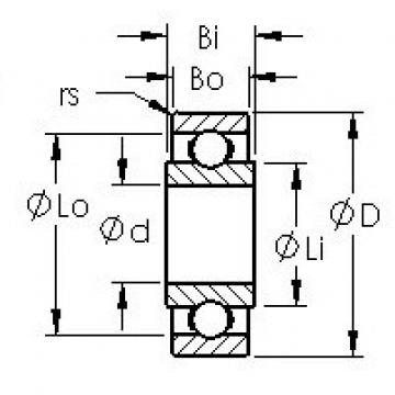 Bearing Original Brand RW2  AST   