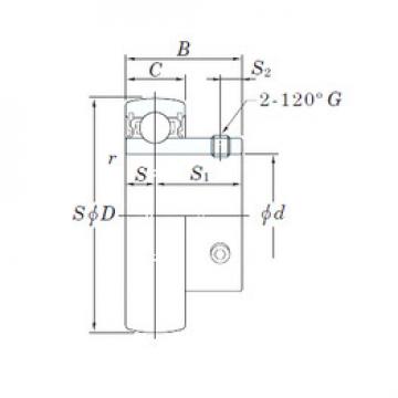 Bearing Original Brand SB201-8  KOYO   