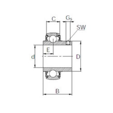 Bearing Original Brand UC211  KBC   