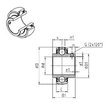 Bearing Original Brand UC202  SNR   