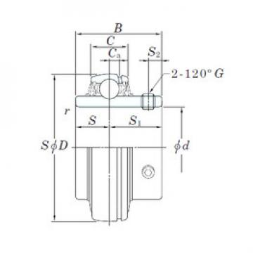 Bearing Original Brand UC207S6  KOYO   