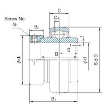 Bearing Original Brand UG206+ER  NACHI   