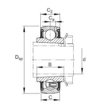 Bearing Original Brand UK205  FAG   