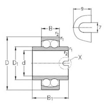 Self-Aligning Ball Bearings 11208 NKE