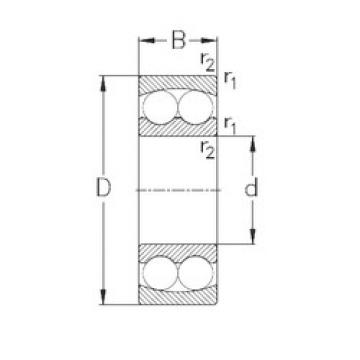 Self-Aligning Ball Bearings 1300 NKE