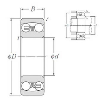 Self-Aligning Ball Bearings 1201S NTN