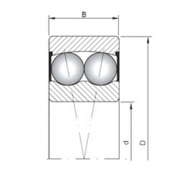 Self-Aligning Ball Bearings 2307-2RS ISO