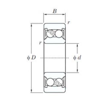 Self-Aligning Ball Bearings 2214-2RS KOYO