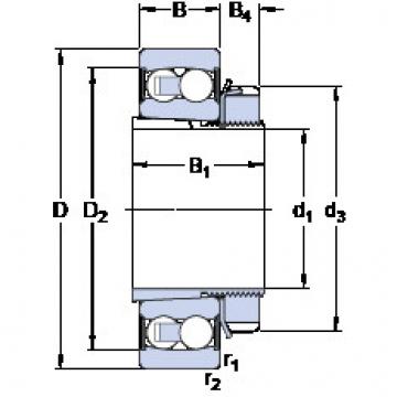 Self-Aligning Ball Bearings 2309 E-2RS1KTN9 + H 2309 SKF