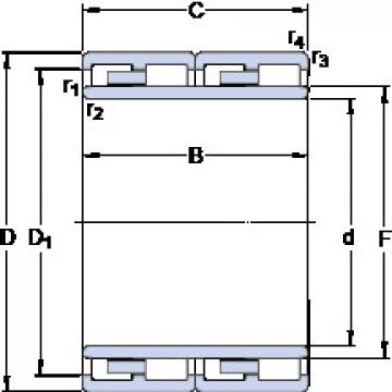 Cylindrical Roller Bearings 313811 SKF