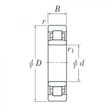 Cylindrical Roller Bearings 3NC NU1015 FY KOYO