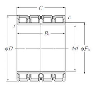 Cylindrical Roller Bearings E-4R10008 NTN