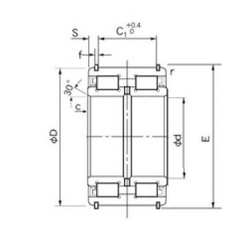 Cylindrical Roller Bearings E5013NR NACHI