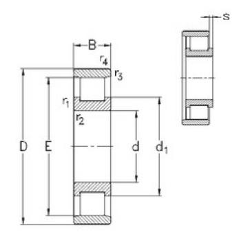 Cylindrical Roller Bearings N210-E-M6 NKE